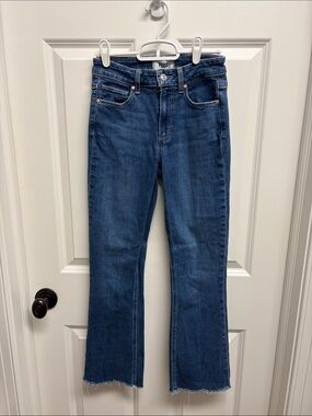 PAIGE Colette Crop Flare Jean size 25